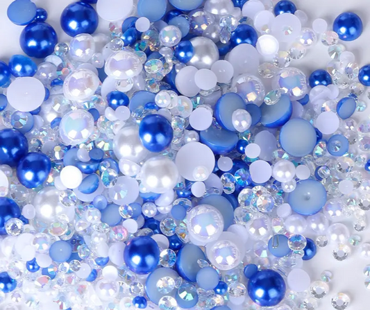 Jack Frost - Pearl & Rhinestone Mix image 0