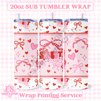 Sweetheart - Full 20oz Tumbler Sublimation Print image 0