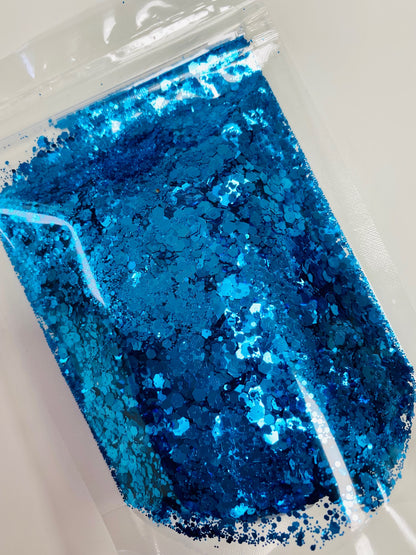 Cerulean - Metallic Chunky Glitter Mix image 1