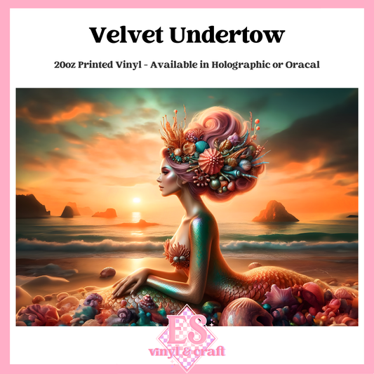 Velvet Undertow - 20oz Printed Tumbler Self Adhesive Vinyl image 0