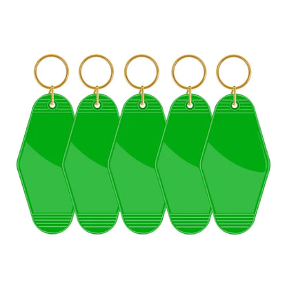 Grass Green - Teckwrap Motel Keychain Blank image 0