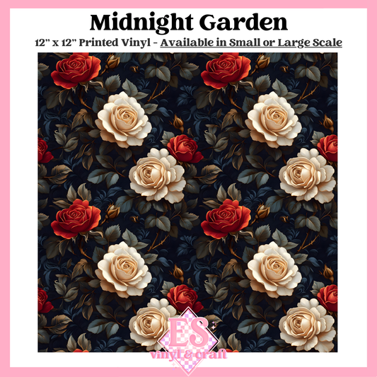 Midnight Garden - Small or Large Scale Options - 12" x 12" Sheet image 0