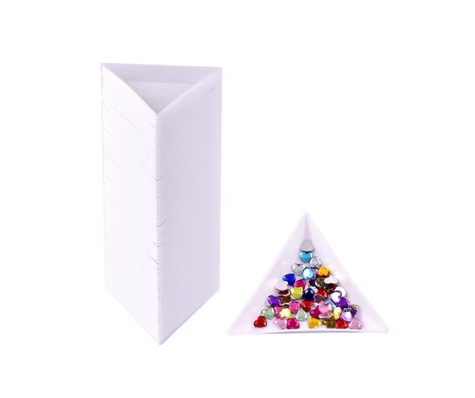 Triangle Sorting Tray for Rhinestones, Pearls or Cabochons image 0