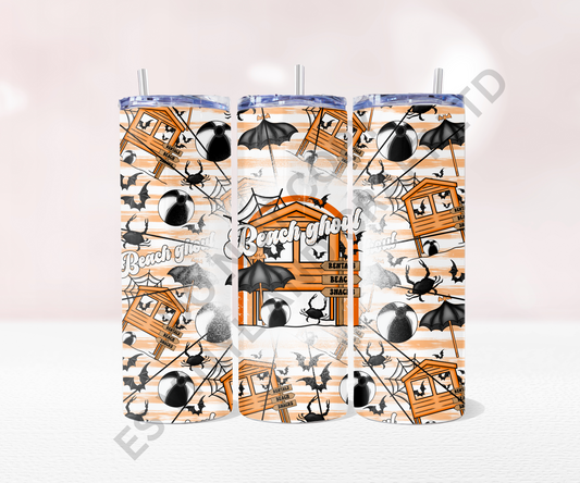 Beach Ghouls - Full 20oz Tumbler Sublimation Ready To Print image 0