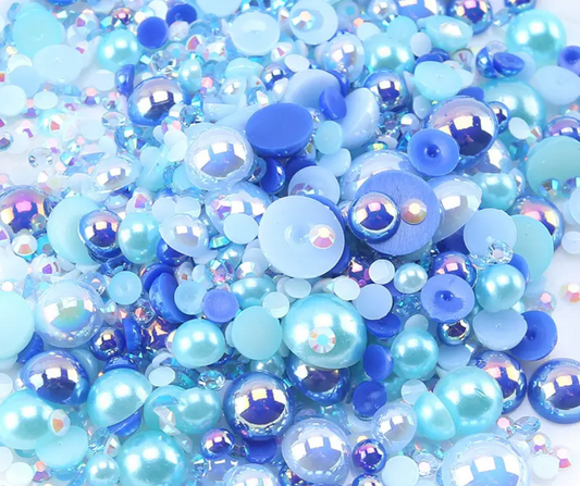 Under the Sea - Pearl & Rhinestone Mix image 0