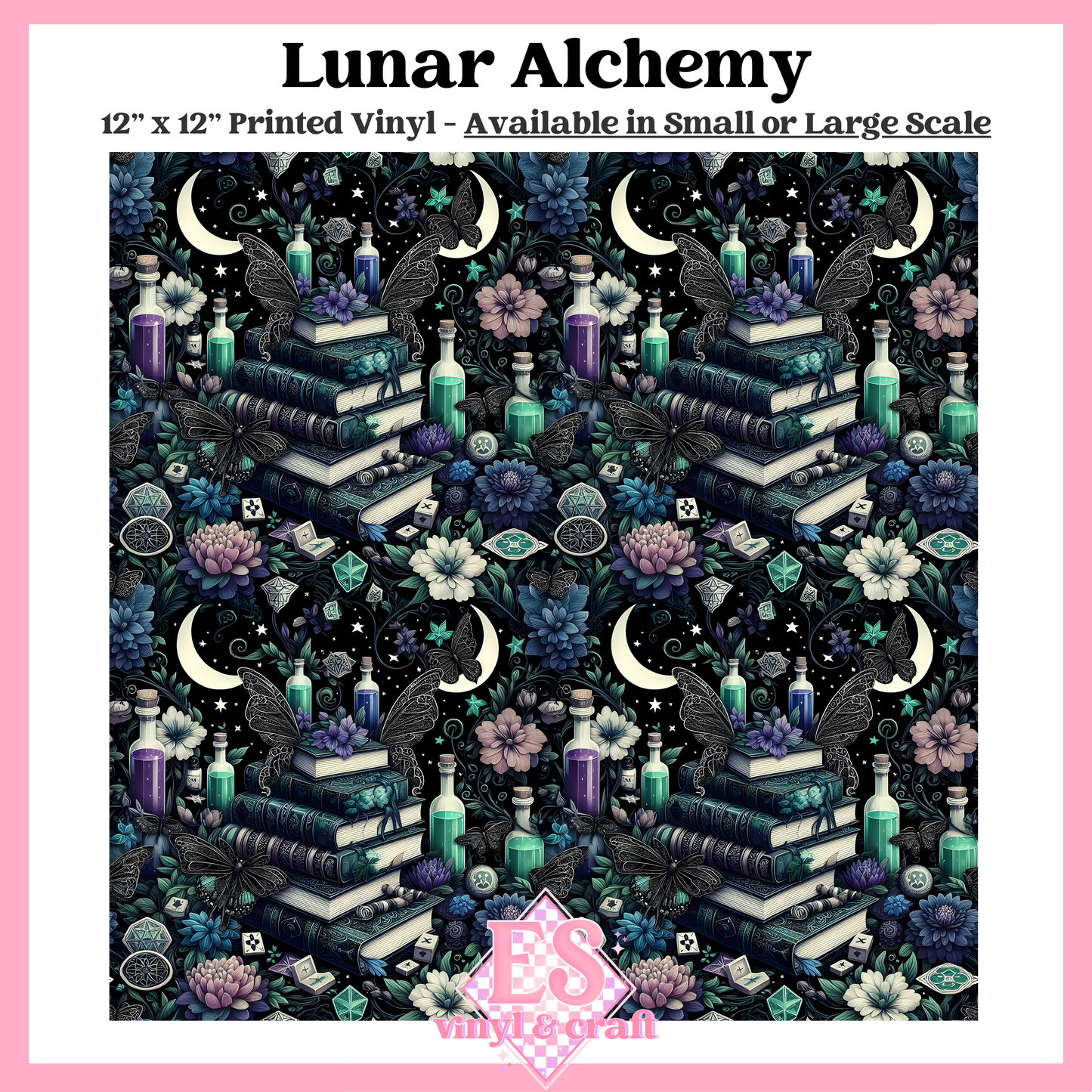 Lunar Alchemy - Small or Large Scale Options - 12" x 12" Sheet image 0