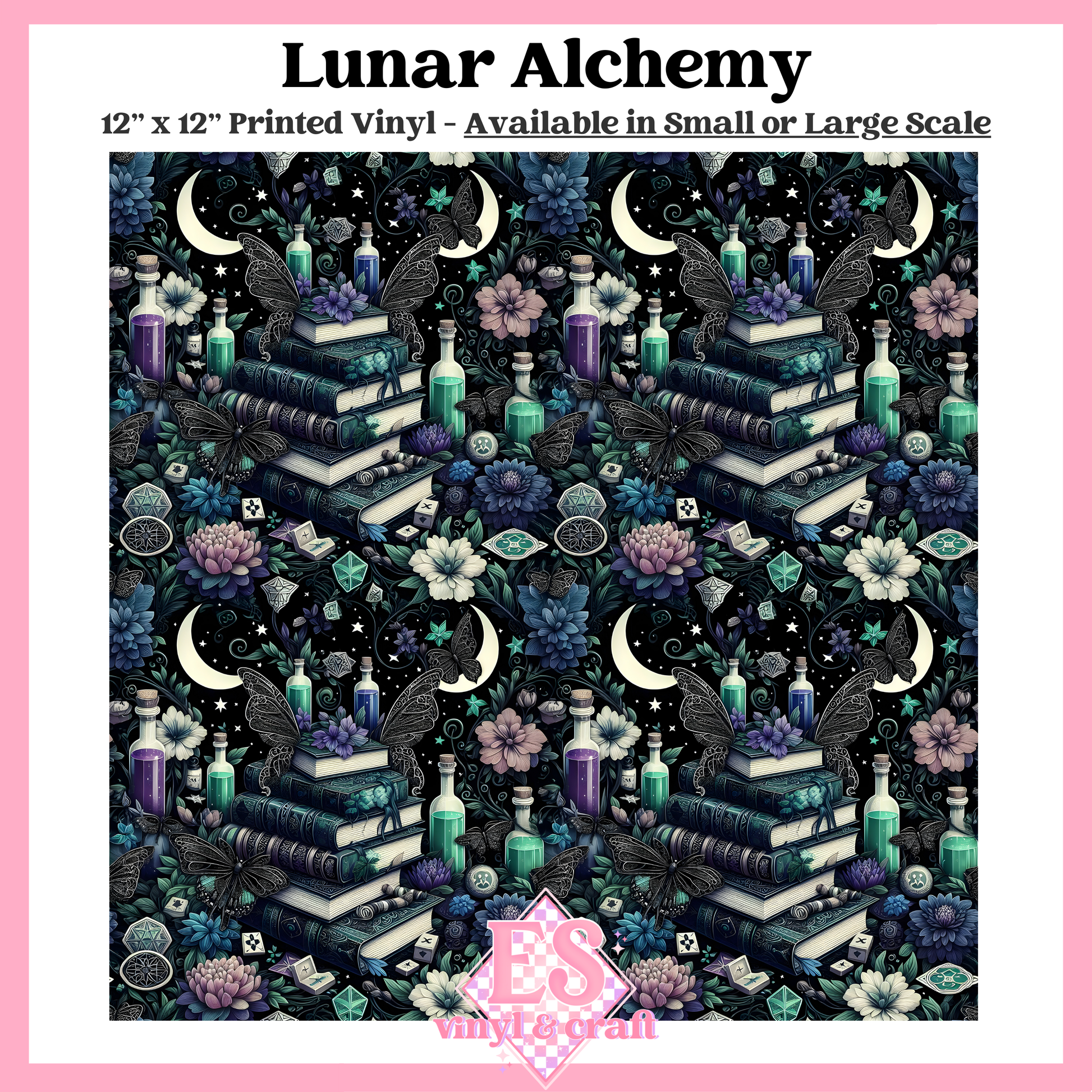 Lunar Alchemy - Small or Large Scale Options - 12" x 12" Sheet image 0