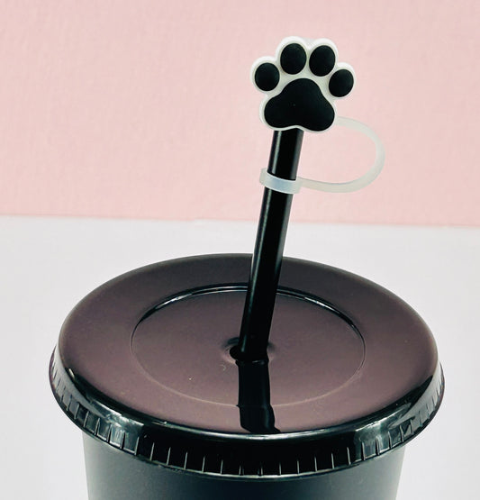 Black Paw - Straw Topper image 0