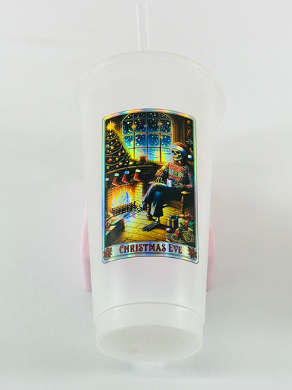 Christmas Tarot Card Decals - Holographic Rainbow Silver image 4