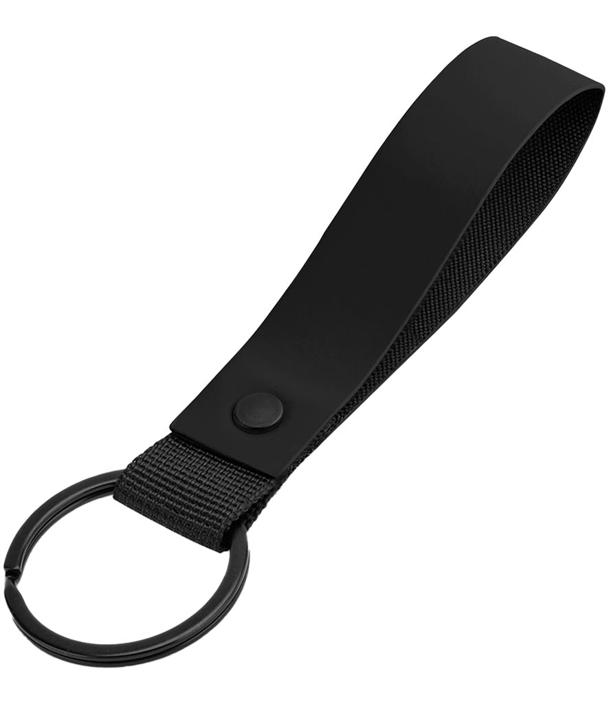BagBase Matte PU Keyring image 2