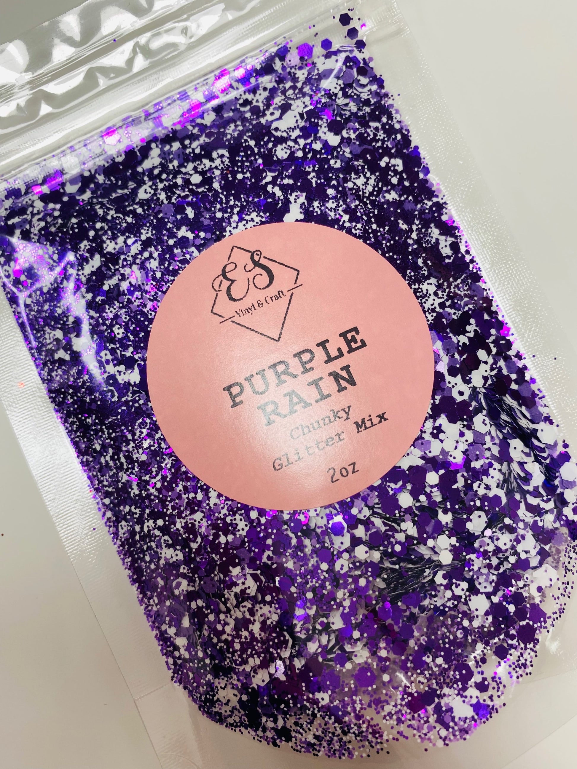 Purple Rain - Chunky Glitter Mix PLEASE READ ITEM DESCRIPTION image 0