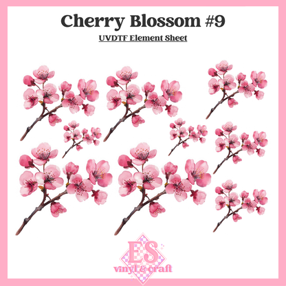 Cherry Blossoms - UVDTF (A4 Sheet) 210mm x 300mm image 5