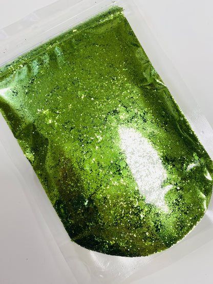 Green Who?? - Metallic Chunky Glitter Mix image 1
