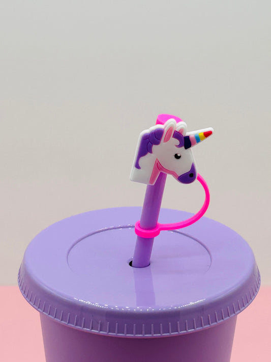 Straw Topper - Unicorn image 0