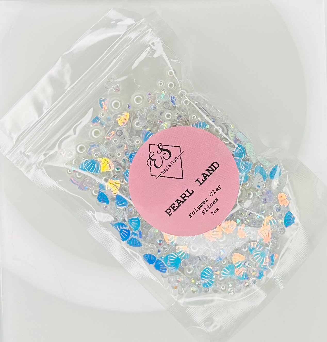 Pearl Land - Polymer Clay Slices image 0