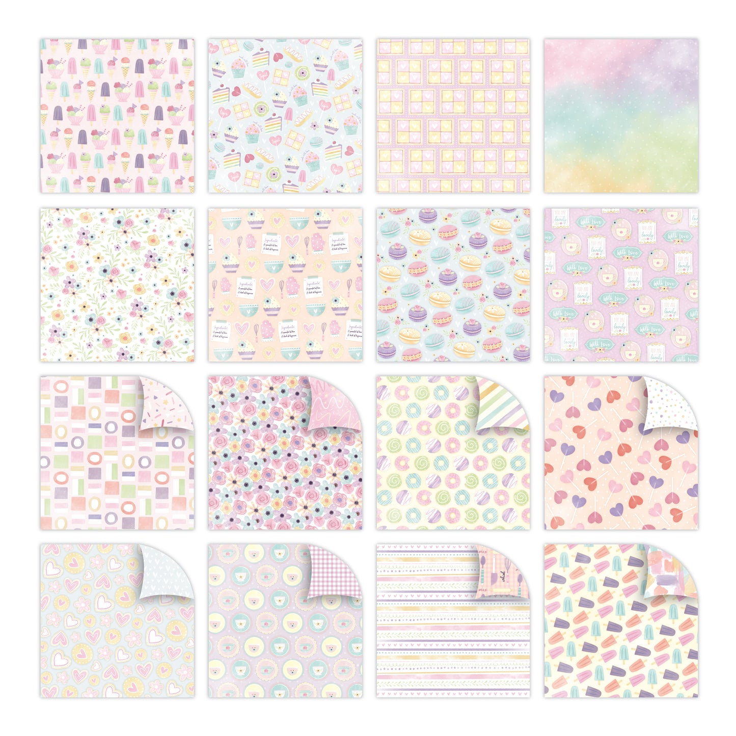 First Edition - Cardstock - Oh So Sweet - 12" x 12" Paper Pad image 1