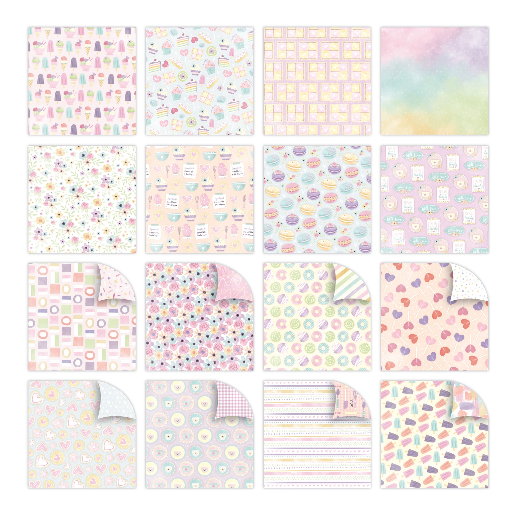 First Edition - Cardstock - Oh So Sweet - 12" x 12" Paper Pad image 1