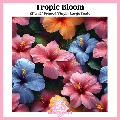 Tropic Bloom - Small or Large Scale Options - 12" x 12" Sheet image 2