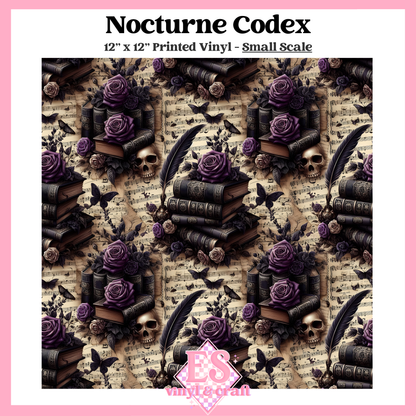 Nocturne Codex - Small or Large Scale Options - 12" x 12" Sheet image 1