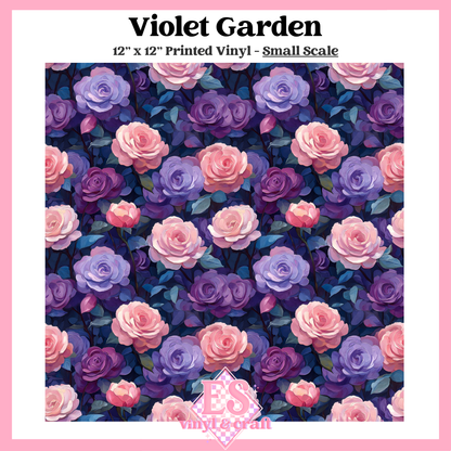 Violet Garden - Small or Large Scale Options - 12" x 12" Sheet image 1