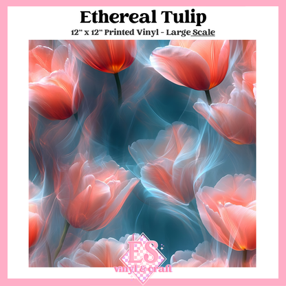 Ethereal Tulip - Small or Large Scale Options - 12" x 12" Sheet image 2
