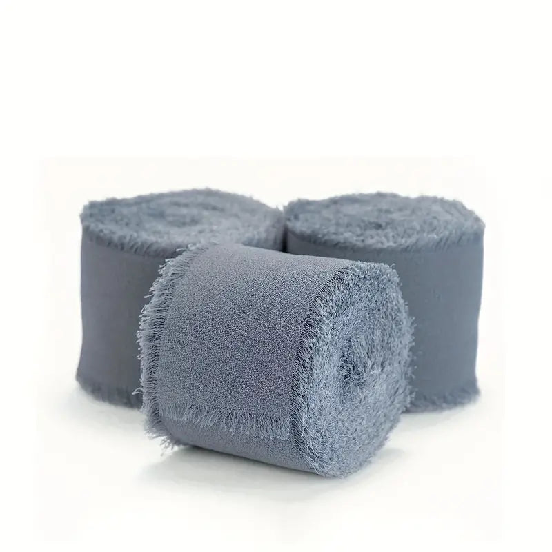 Chiffon Fringed Ribbon - 4cm x 5 Meters image 1