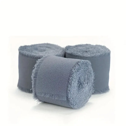 Chiffon Fringed Ribbon - 4cm x 5 Meters image 1