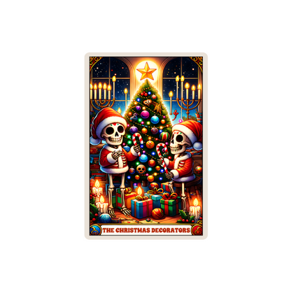 Christmas Tarot Card Decals - Glossy White Self Adhesive Vinyl image 14