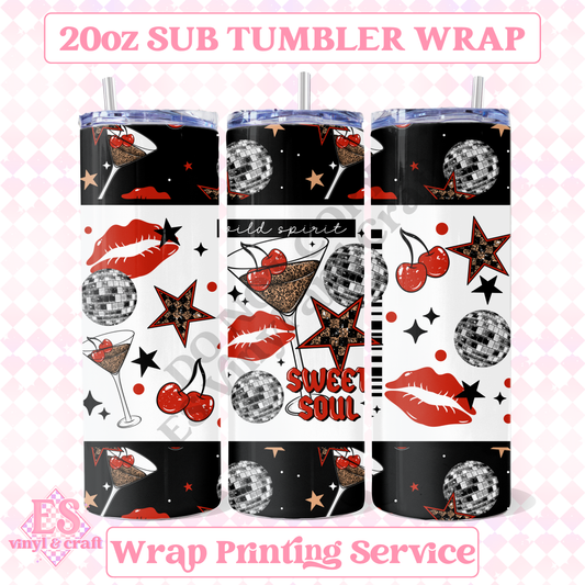 Wild Spirit - Full 20oz Tumbler Sublimation Print image 0