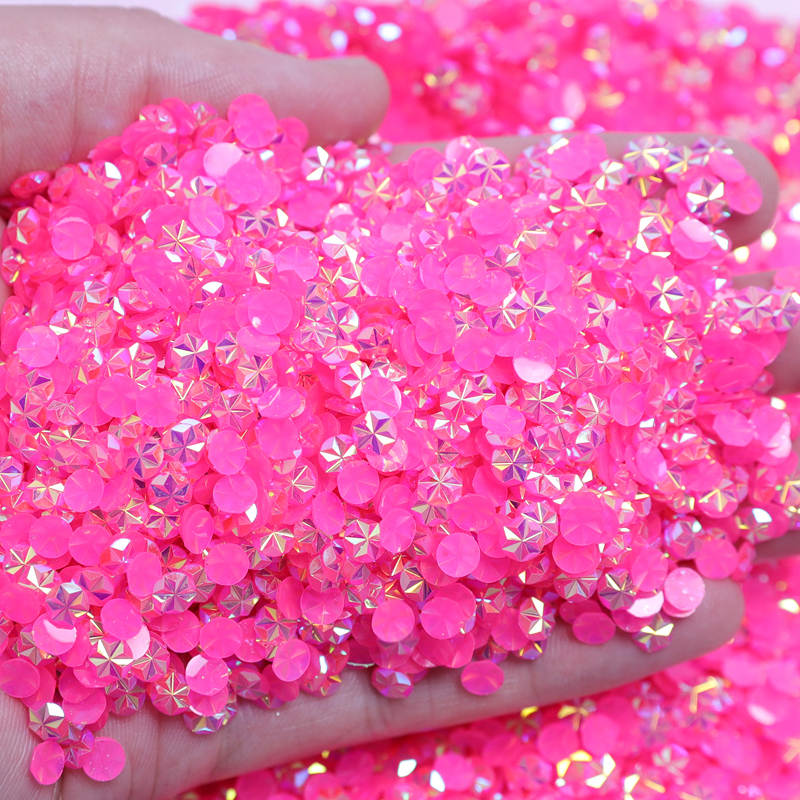 Malibu Gerbera AB Jelly Flower Rhinestones image 0