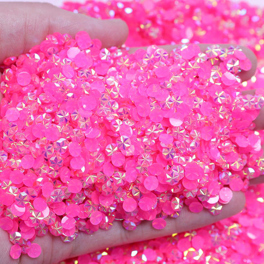 Malibu Gerbera AB Jelly Flower Rhinestones image 0