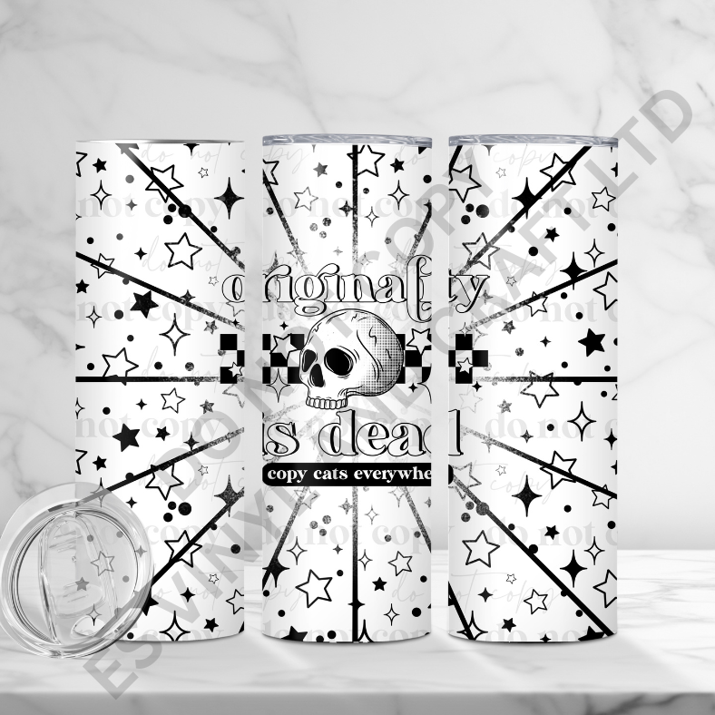 Originality White - Full 20oz Tumbler Sublimation Ready To Prin image 0
