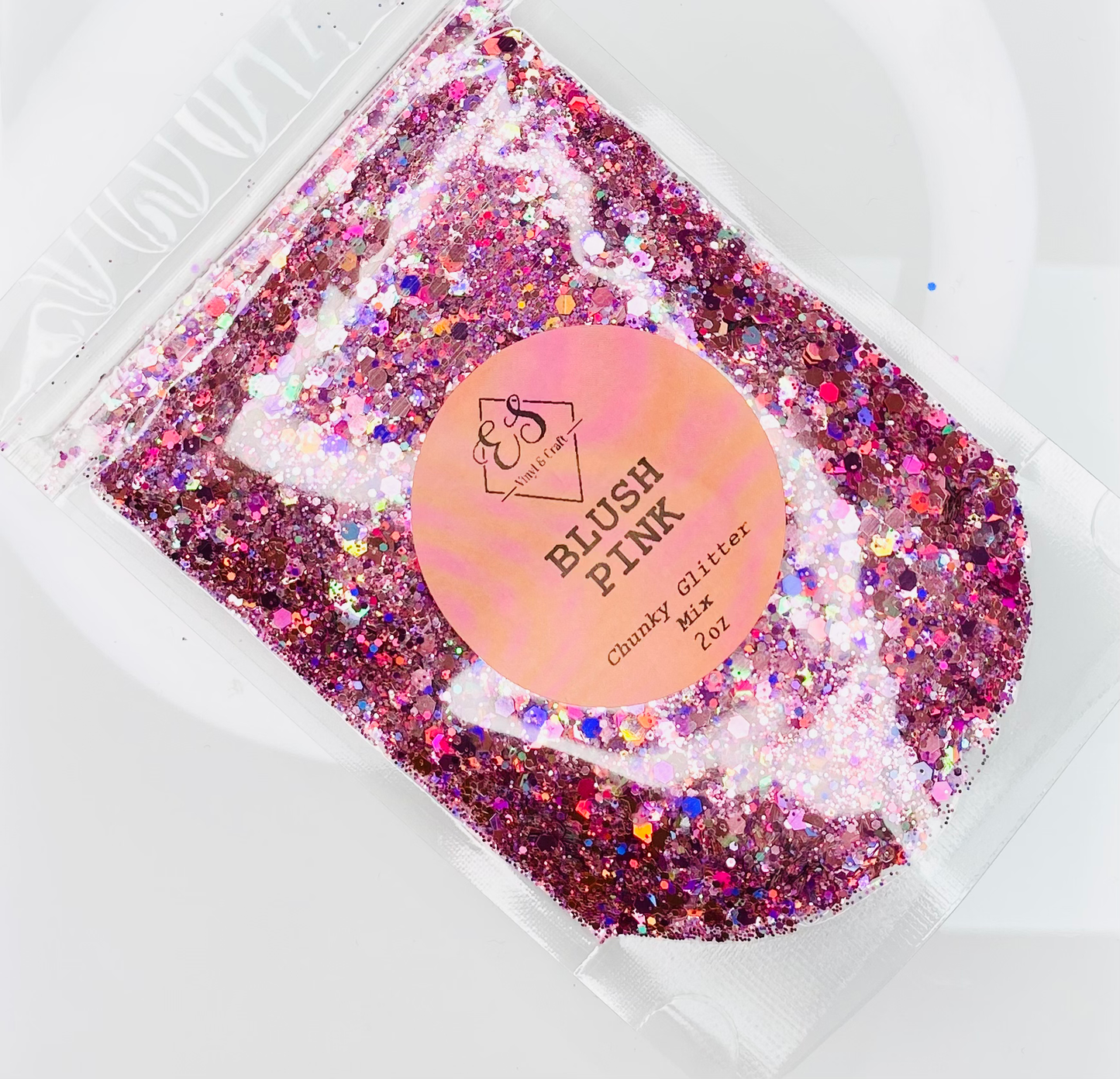 Blush Pink - Chunky Glitter Mix image 0