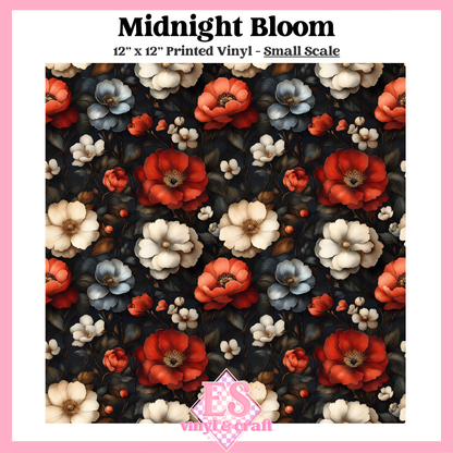 Midnight Bloom - Small or Large Scale Options - 12" x 12" Sheet image 1