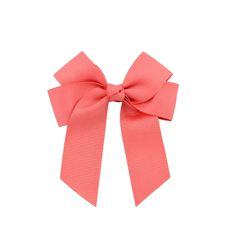 Hair Bow Clip 4" - Flamingo image 0