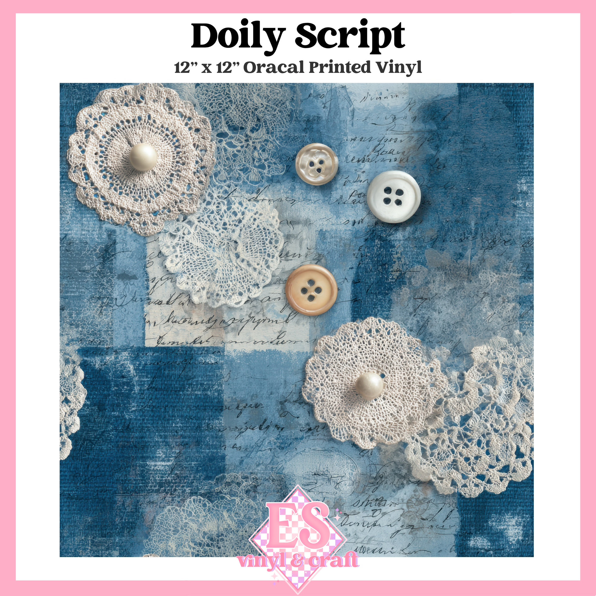 Indigo Reverie Collection - 12" x 12" Sheet (12 Different Designs) image 11