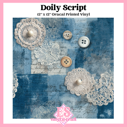 Indigo Reverie Collection - 12" x 12" Sheet (12 Different Designs) image 11