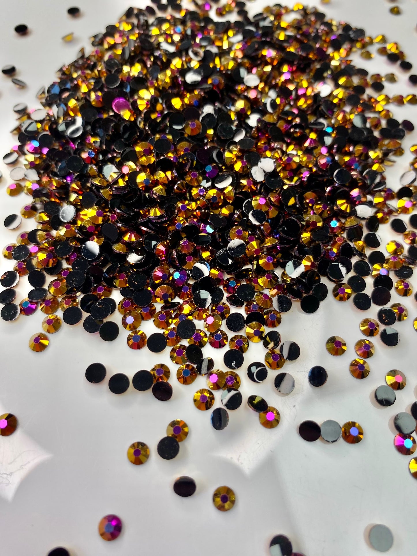 Mystical Amber - AB Resin Rhinestones (4mm & 5mm) image 1