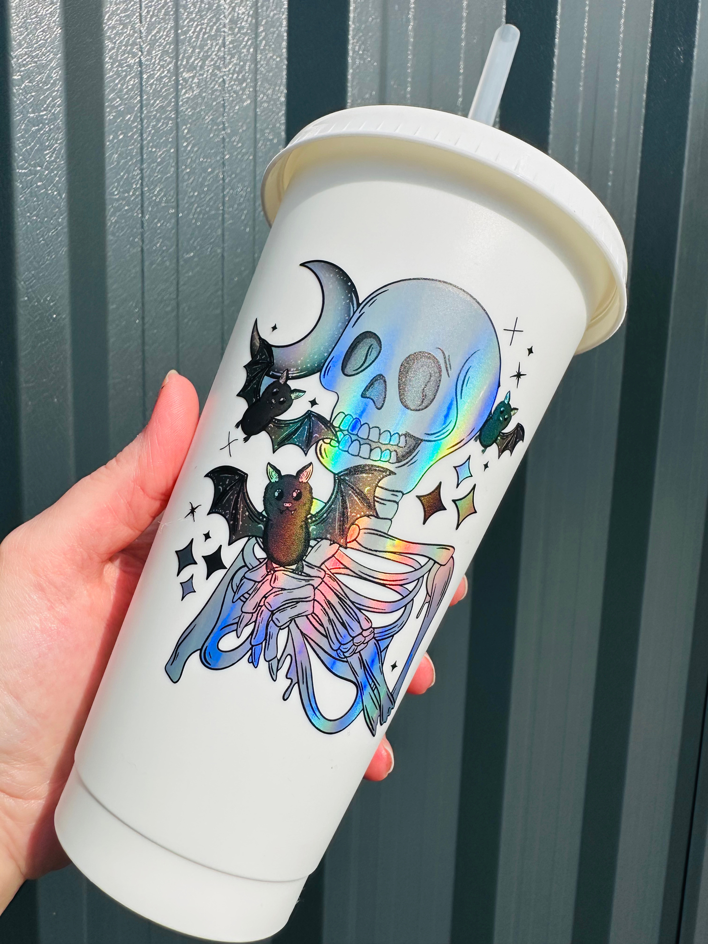 Holographic Decals Printed on Teckwrap Holographic Rainbow Silver image 9
