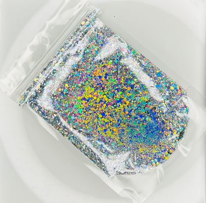 Disco Ball - Holographic Chunk Glitter Mix image 1