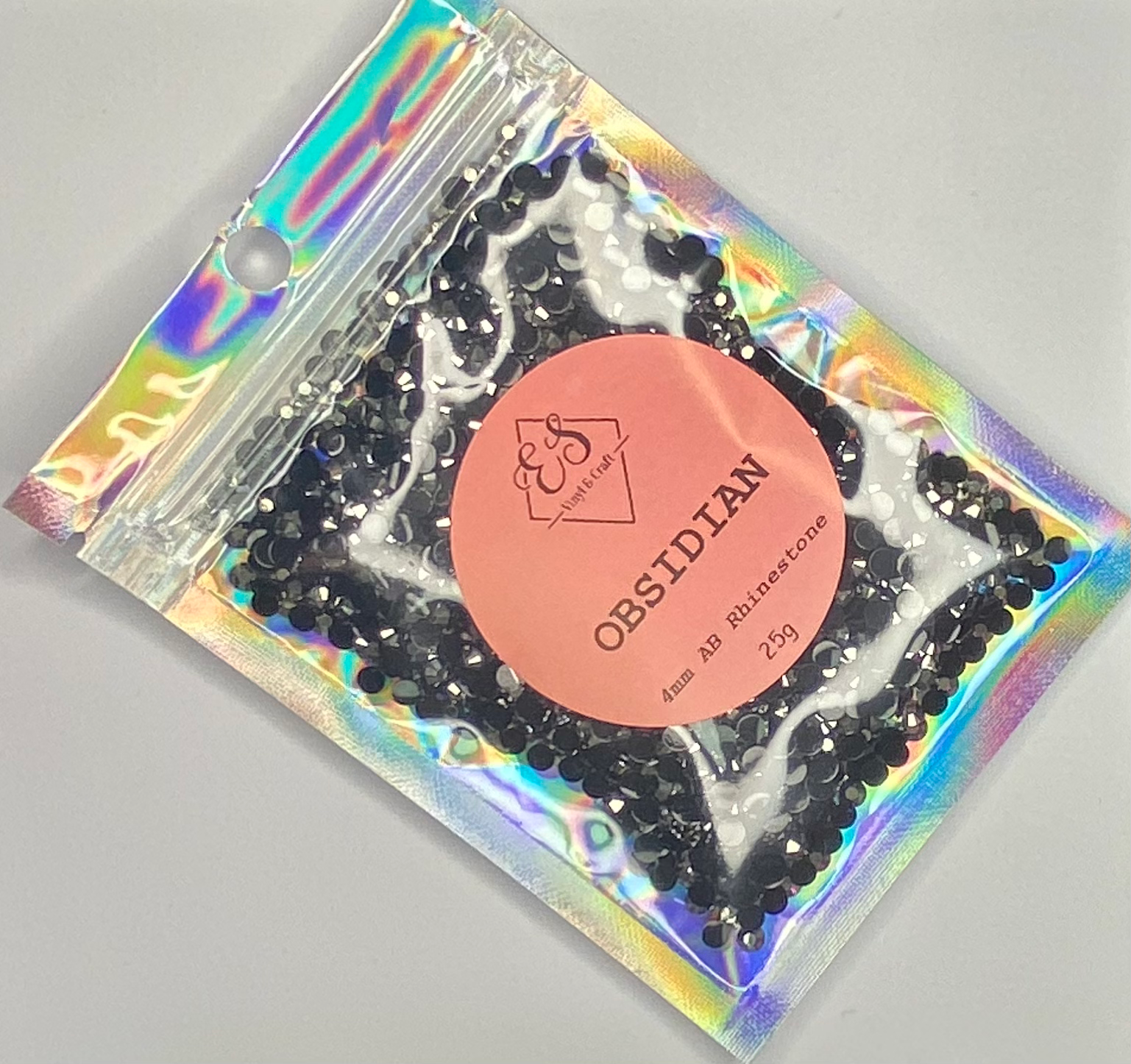 Obsidian - AB Resin Rhinestones (3mm, 4mm & 5mm) image 0