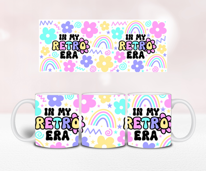 In My Retro Era - Pre Printed Sublimation 11oz or 20oz Wrap image 1