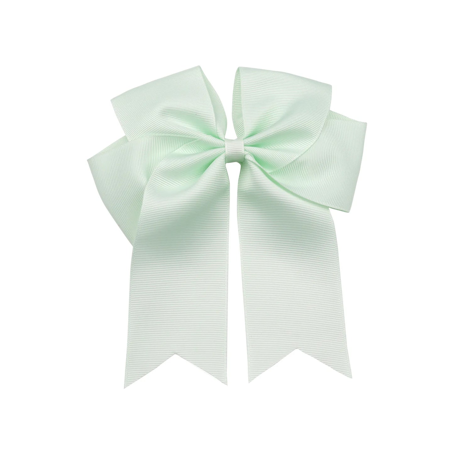 Dovetail Hair Bow Clip 6" - Pastel Mint image 0