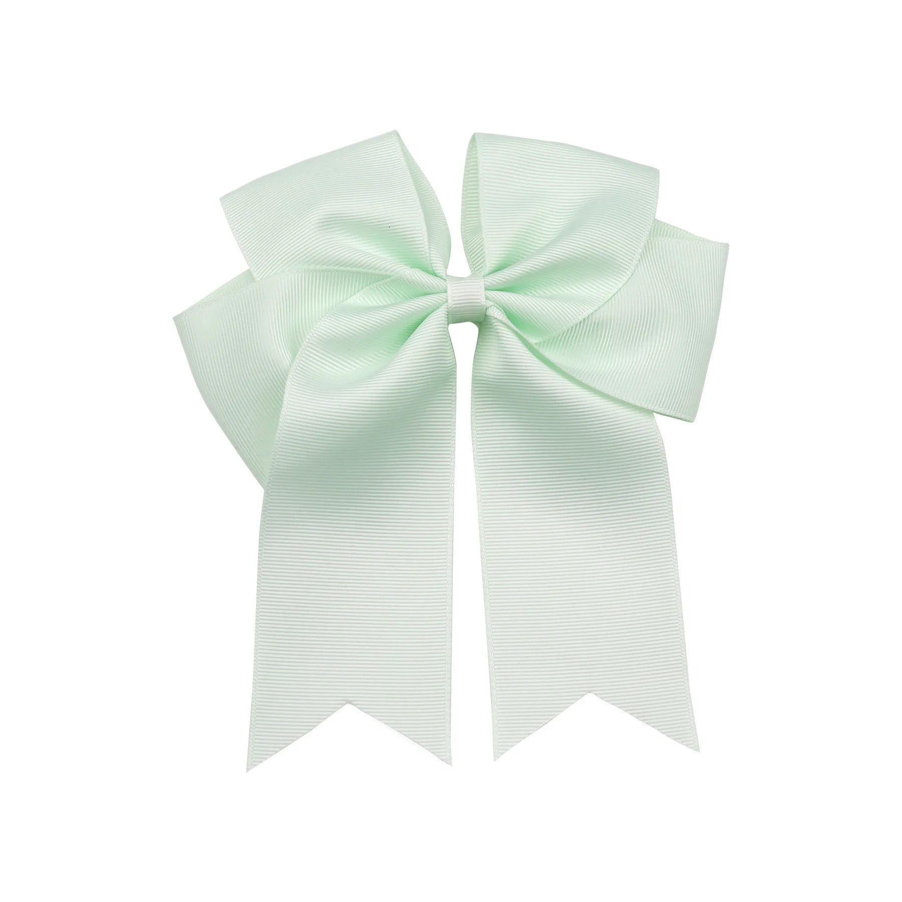 Dovetail Hair Bow Clip 6" - Pastel Mint image 0
