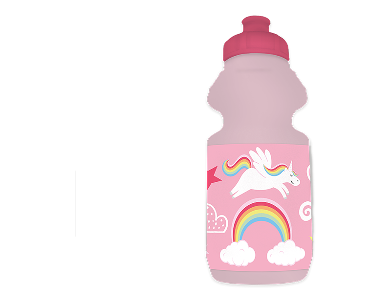 Girls Printed Sports Water Bottle 500ml image 1