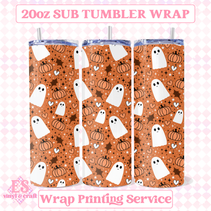 Autumn - Full 20oz Tumbler Sublimation Ready Print image 0